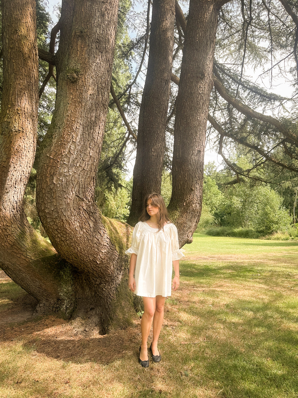 The Romy Dress, Cream
