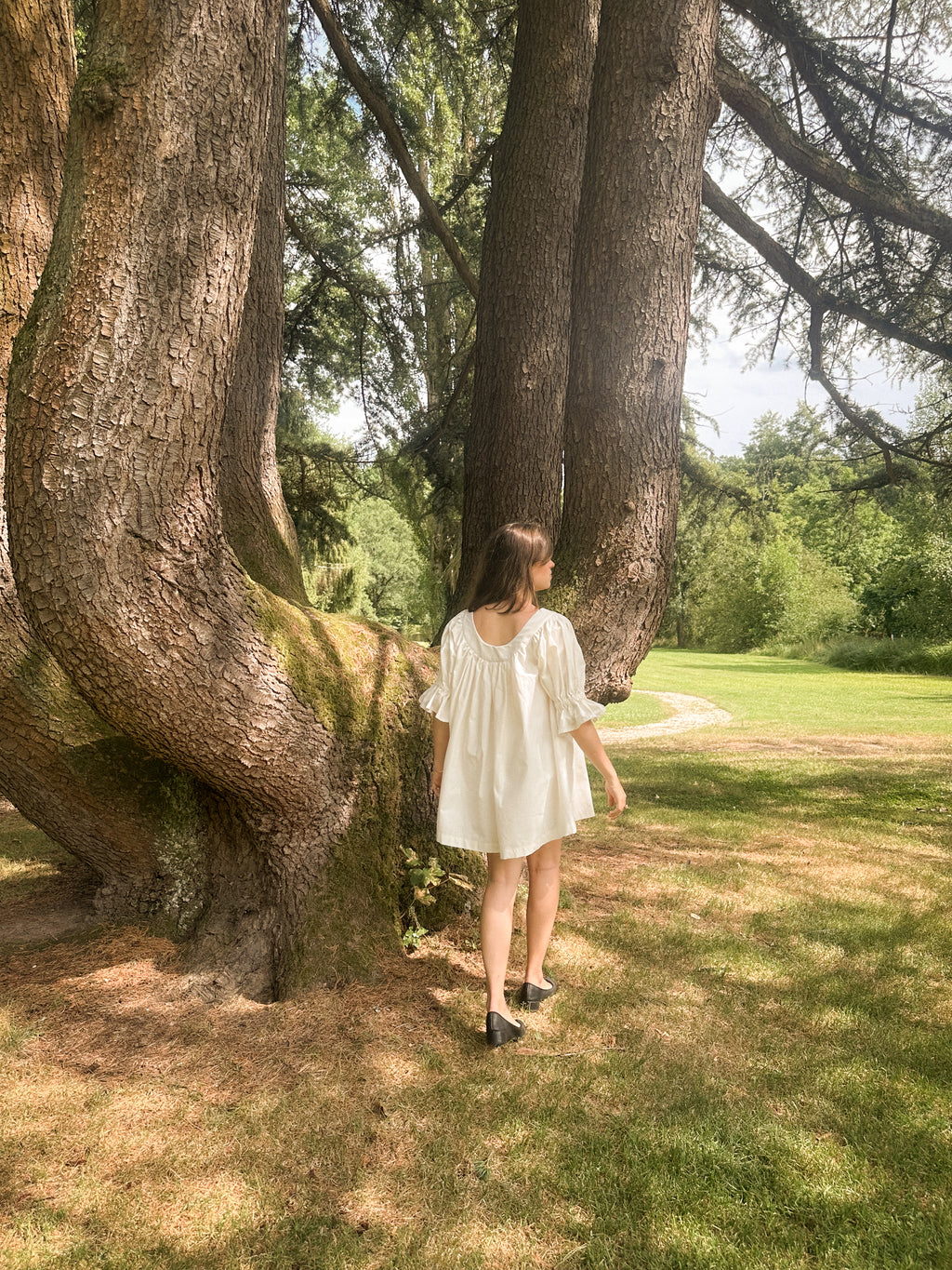 The Romy Dress, Cream