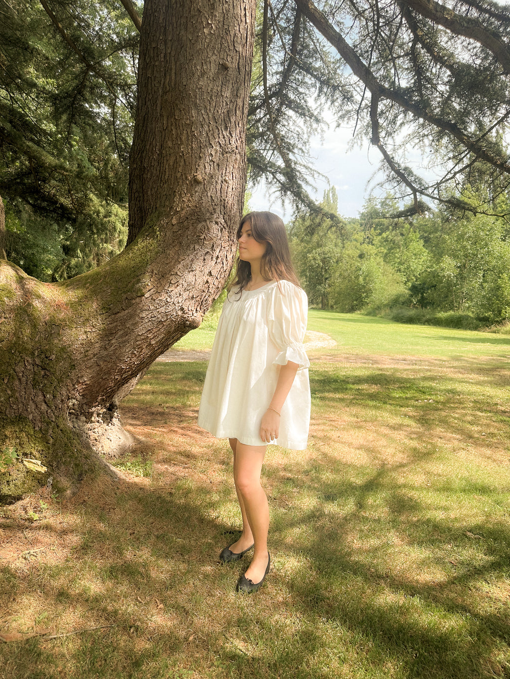 The Romy Dress, Cream